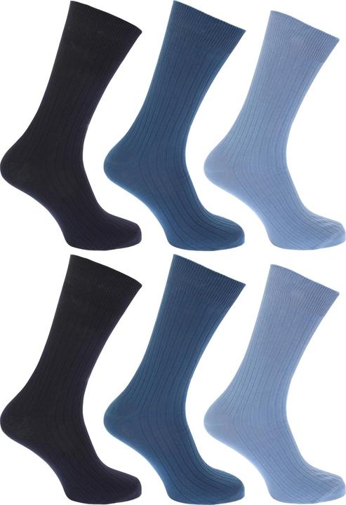 Immagine prodotto Floso - Calze 100% Cotone - Uomo (confezione da 6, 39 - 45)