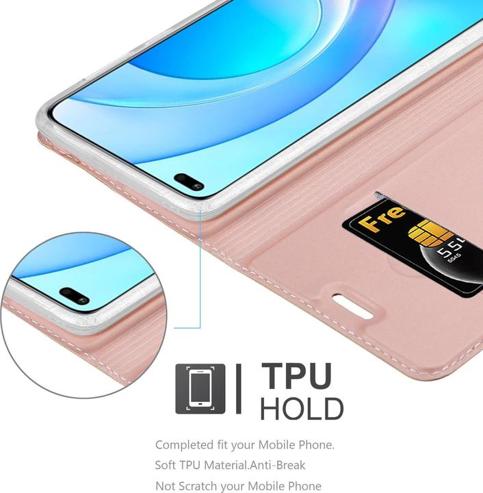 Actual product image Cadorabo Classy Book Case for Honor 50 LITE (Honor 50 Lite)