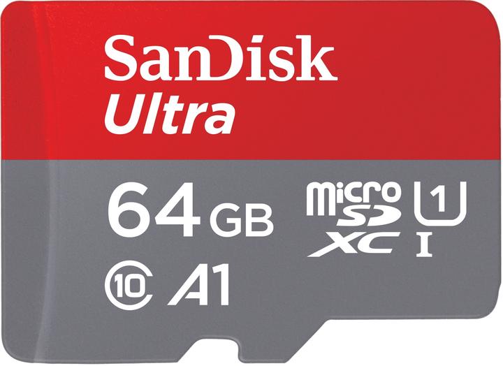 SANDISK Ultra (64 GB, microSDXC, U1, UHS-I)