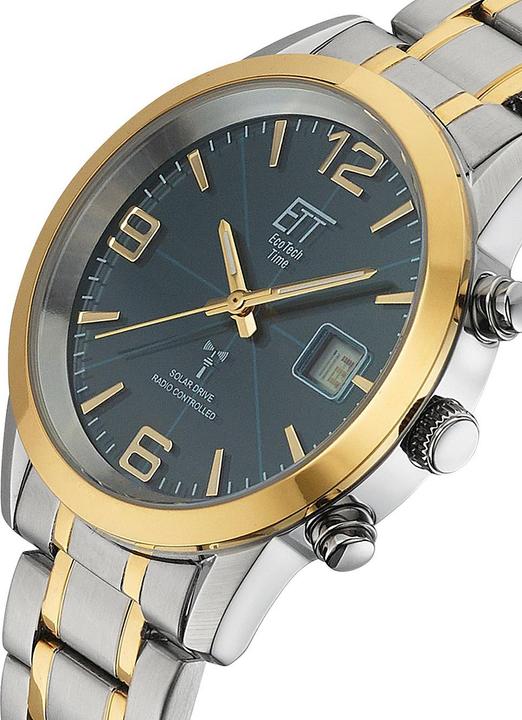 Produktbild ETT EGS-11502-32M Solar drive Funkuhr Basic Herrenuhr 41mm 5ATM (Funkuhr, 41 mm)