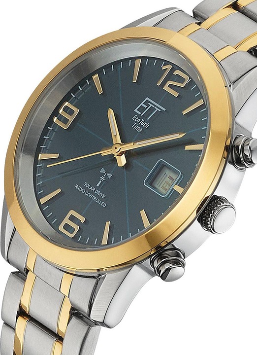 Produktbild ETT EGS-11502-32M Solar drive Funkuhr Basic Herrenuhr 41mm 5ATM (Funkuhr, 41 mm)