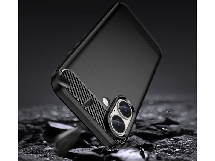 Produktbild Screenguard Carbon Brushed Hülle (Apple iPhone 16)