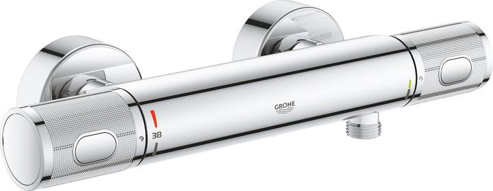 Produktbild Grohe Precision Feel Thermostat-Brausearmatur, mit ProGrip-Griff, wassersparend, chrom