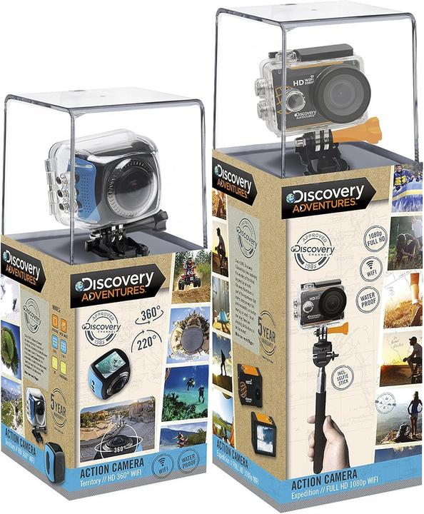 Image du produit Discovery Adventures Adventures Caméra grand angle 360 degrés Caméra sport Full HD (WiFi)