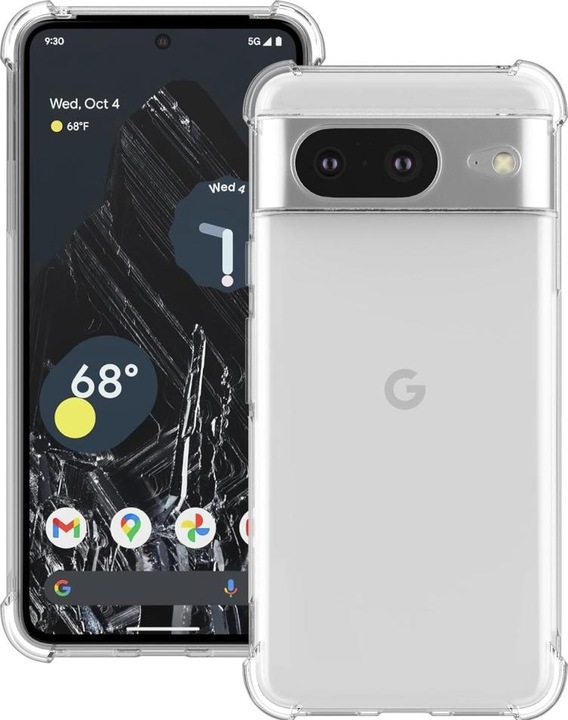 Immagine prodotto Screenguard Google Pixel 8 Custodia Crystal Soft Airbag Bumper (Google Pixel 8)