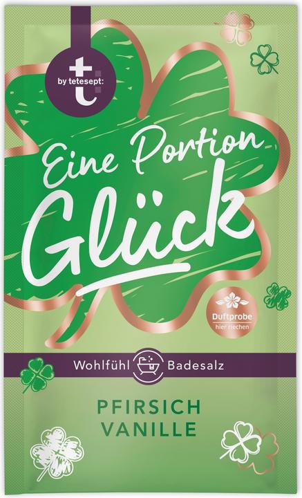 Produktbild t: by tetesept Badesalz Eine Portion Glück 60 g (60 ml, Badesalz)