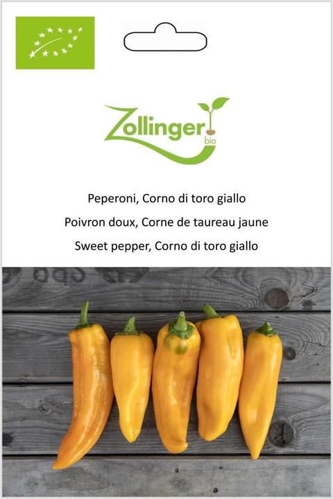Immagine prodotto Zollinger Bio Peperoni piccanti, corno di toro giallo (Germogli)