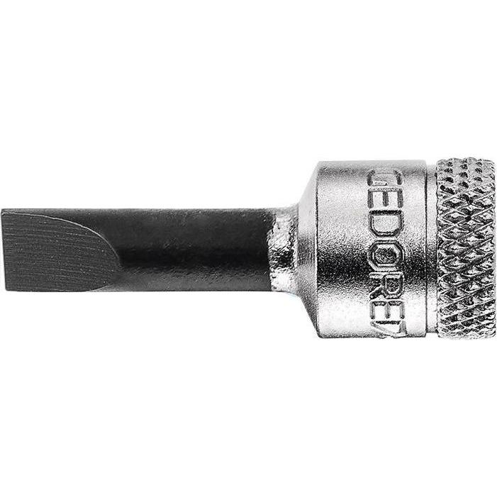 Gedore, Steckschlüssel + Stecknuss, IS 20 6,5 Schraubendrehereinsatz 1/4" Schlitz 6,5x1,2 mm