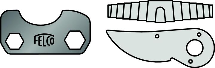 Produktbild Felco 2/3-1 Ersatzteilsatz Klinge/Werkzeug/Feder für 2-4-11-400