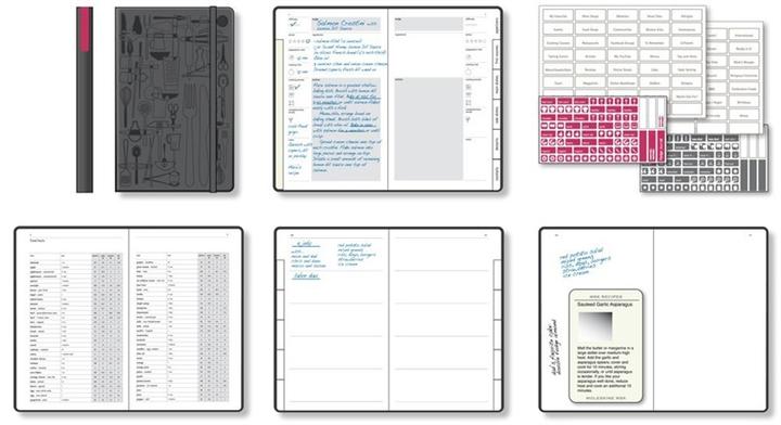 Actual product image Moleskine Recipe Journal (A5, Plain, Hardcover)