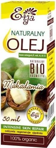 Etja Natural Oil Makadamia Organic 50Ml (Körperöl, 50 ml)