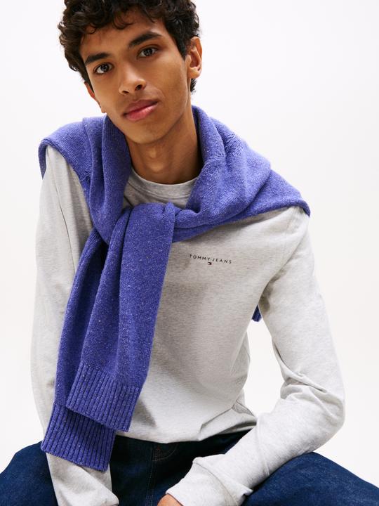 Produktbild Tommy Jeans Slim Chest Linear Langarmhemd (S)