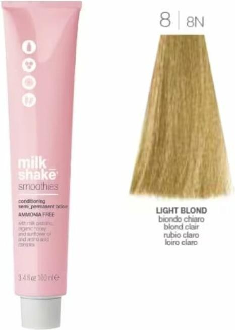 Immagine prodotto Milk_Shake Frullato di latte 8|8N, 100ml (Bionda 8N)