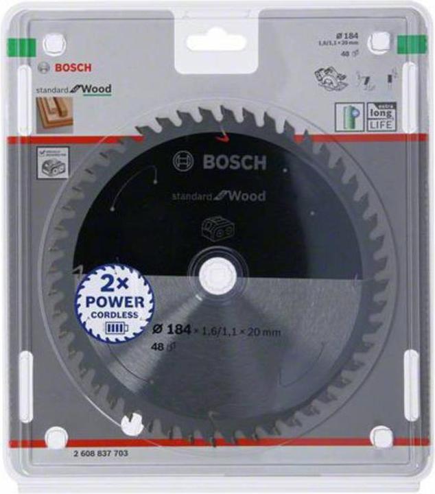Productafbeelding Bosch Professional Zubehör Cirkelzaagblad voor accuzagen Standaard voor hout
