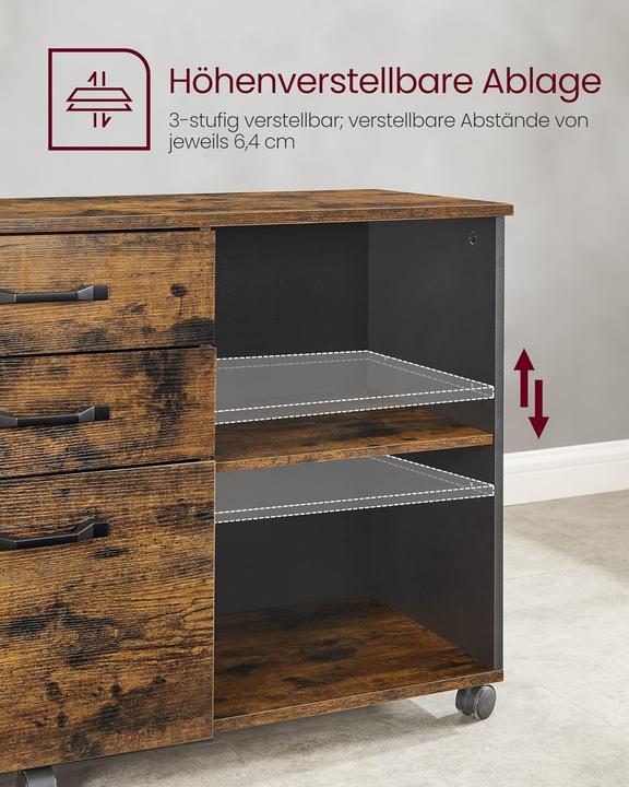 Actual product image Vasagle Rolly (80 x 40 x 66 cm)