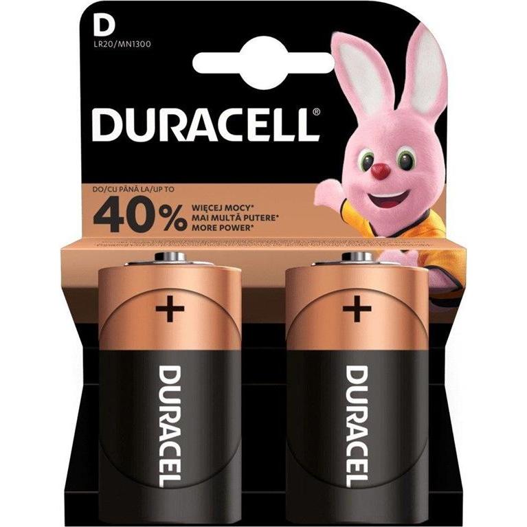 Duracell BATTERY C&B D MN1300 2TK (2 Stk., D), Batterien + Akkus