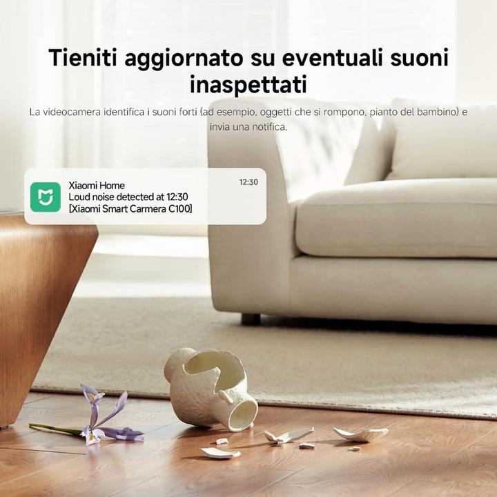 Immagine prodotto Xiaomi Smart-Kamera C100 2K EU BHR07OGL (2304 x 1296 Pixels)
