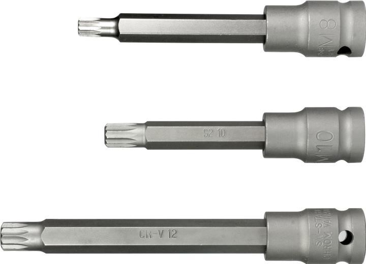 Actual product image SW-Stahl 05213L Multi-tooth assortment 3 TLG. HEAD-SCREWDRIFT M 8-10-12 mm (1/2")