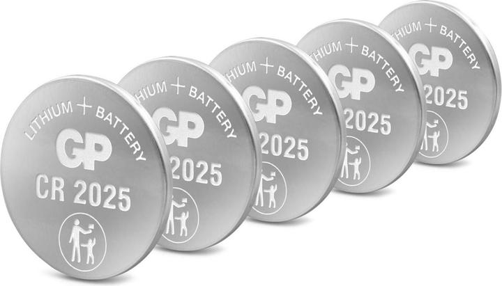Produktbild GP Batteries Lithium Cell (5 Stk., CR2025, 160 mAh)