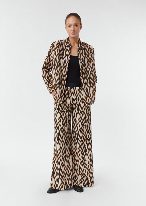 Actual product image Comma Hose Palazzo-Hose aus Viskosemix mit All-over-Print (42)