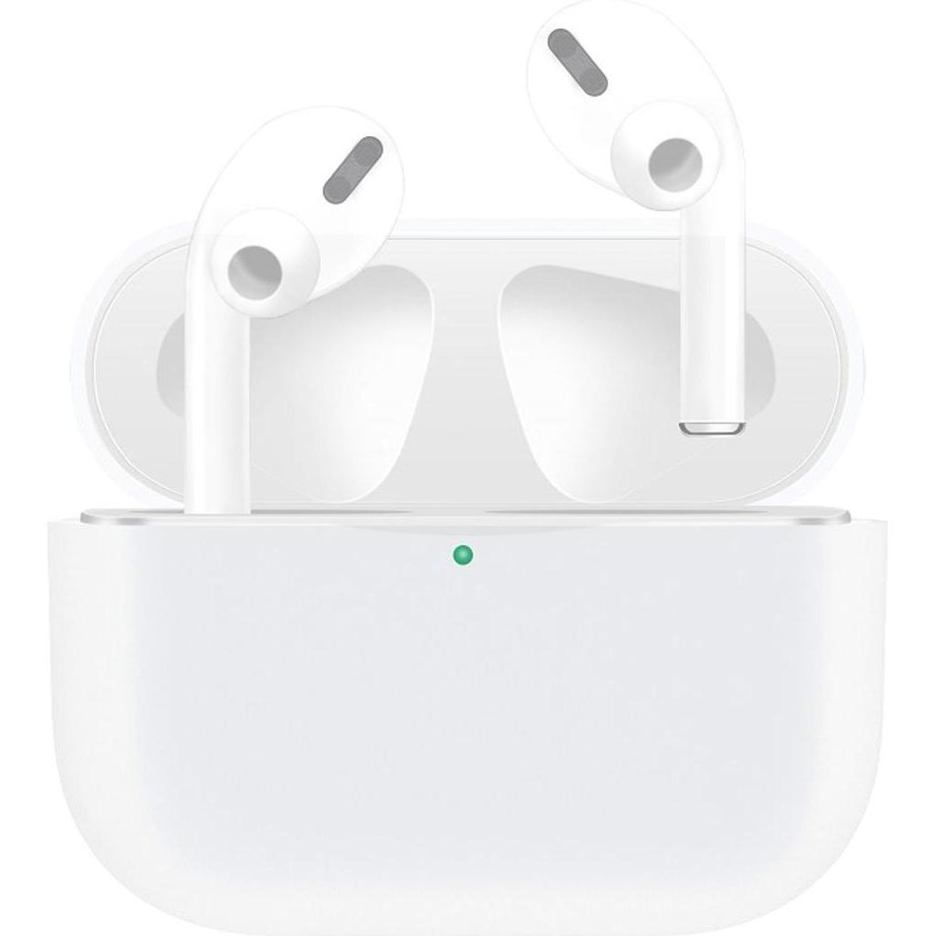 König Design Schutzhülle für Apple AirPods Pro Schutzcase Etuis Cover Hülle Bumper Weiss Neu (Kopfhörer Hülle), Kopfhöre...