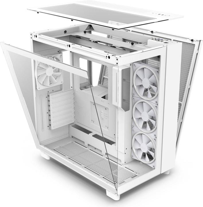 Actual product image NZXT H9 Elite All white (mATX, Mini-ITX, ATX)