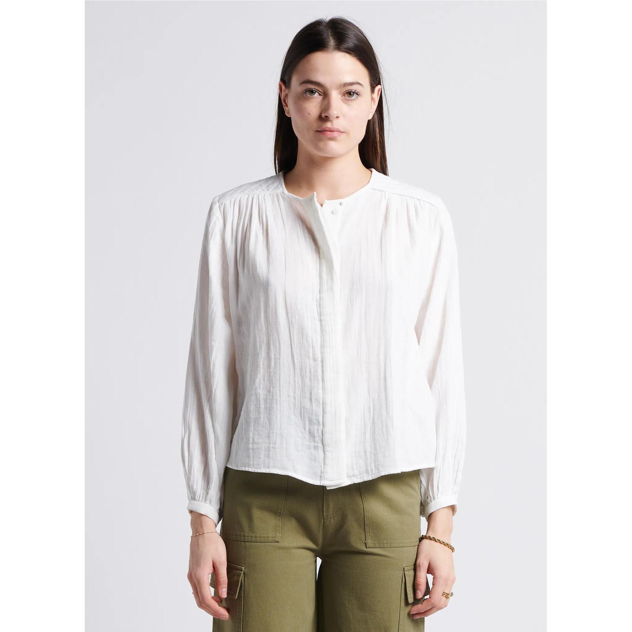 La Petite Étoile, Damen, Bluse, damenblue berlia, Weiss, (S)