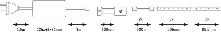 Produktbild Paulmann MaxLED 500 Stripe Set (Warmweiss, 180 cm, Indoor)