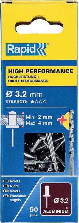 Produktbild Rapid Universal Blindniete Ø 3,2 x 8 mm