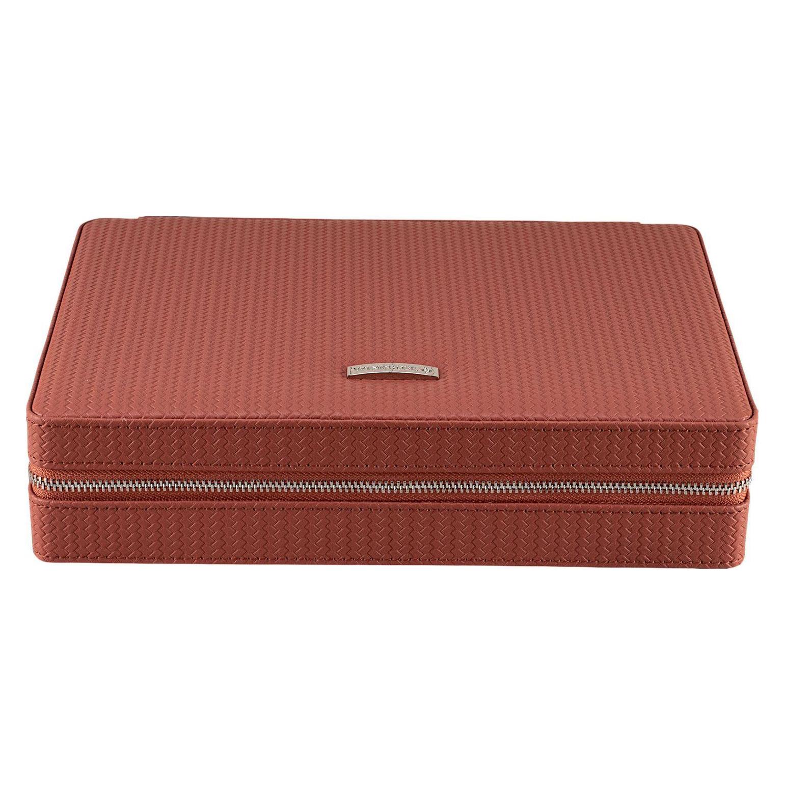 Windrose, Uhrenbox + Schmuckaufbewahrung, Corbello Jewelry Box, Braun