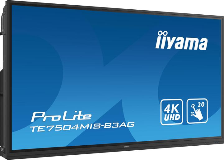 Image du produit iiyama TE7504MIS-B3AG 75IN 189.3CM IPS (3840 x 2160 pixels, 75")