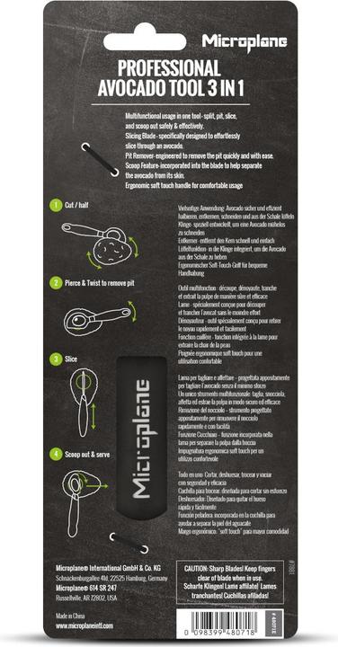 Produktbild Microplane Profi Avocado Schneider 3 in 1