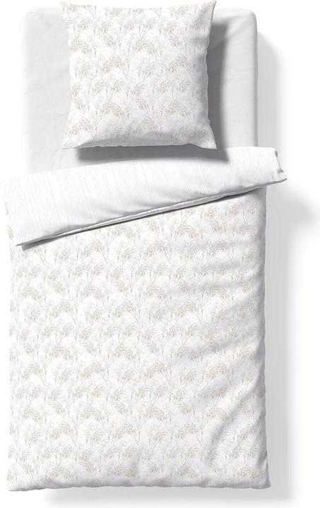 Immagine prodotto Fleuresse Mako-Satin Bettwäsche Modern Garden Rochester beige (Set di biancheria da letto, 155x220 cm + 80x80 cm)