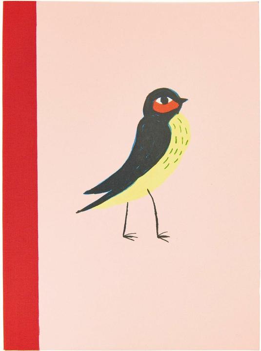 Rico Design Notizbuch Midsommar Magic, Vogel, 80 Blatt, 100 g/m