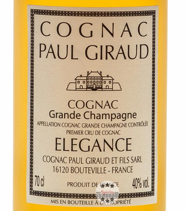 Actual product image Paul Giraud Elegance Cognac