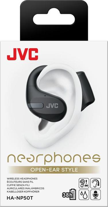 Immagine prodotto JVC HA-NP50T-B (Nessuna cancellazione del rumore, 9.50 h, Senza fili)