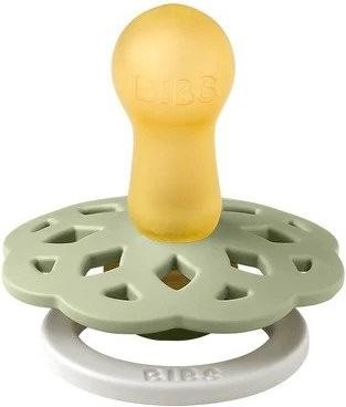 Actual product image Bibs Bohème latex soother (size 2, 6-18 months), Sage GLOW & Cloud GLOW (2 x, 6 - 12 M.)