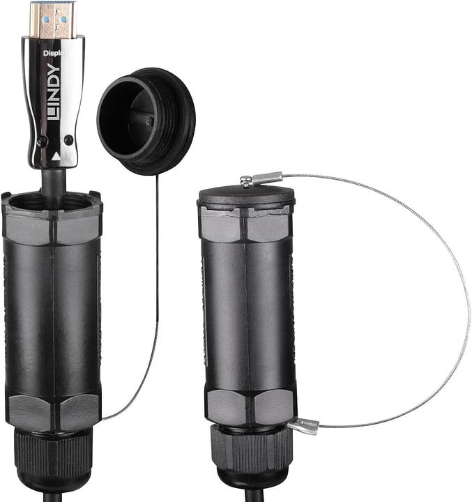 Image du produit Lindy 10m de câble blindé Fibre Optique Hybride HDMI 8K60 (10 m)