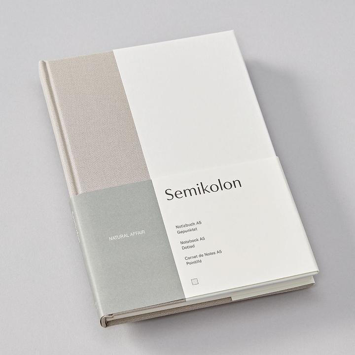 Produktbild Semikolon Notizbuch (A5) NATURAL AFFAIR, Desert, Dotted