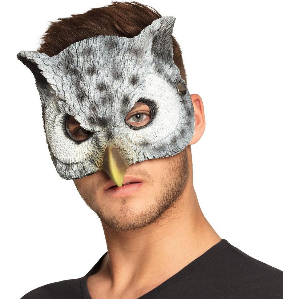 Boland Eulen Halbmaske Schaumstoff