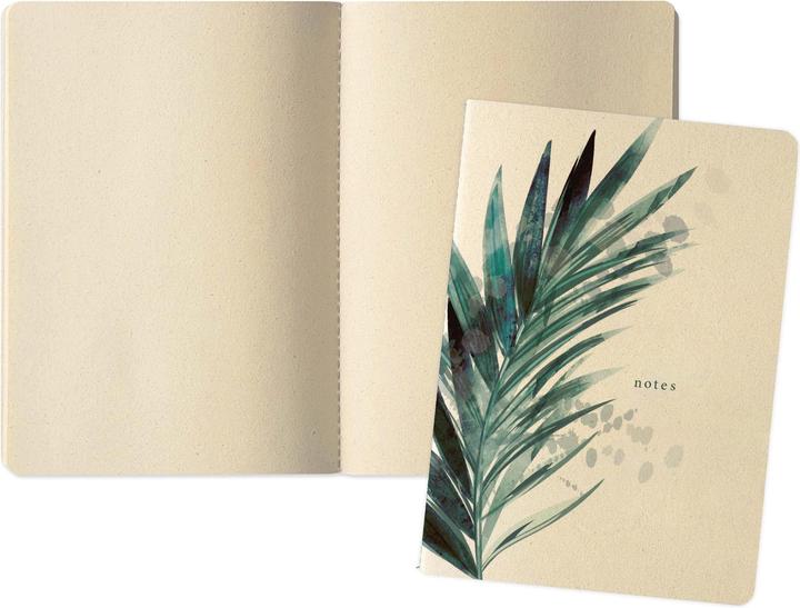 Produktbild Notizbuch Palmenblatt A5, Blanko (A5, Blanko, Weicher Einband)