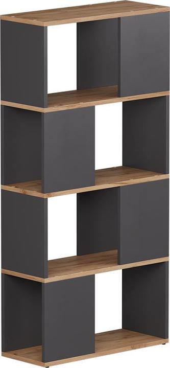 Anthracite/golden oak