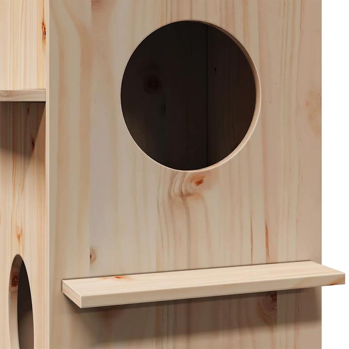 Actual product image VidaXL Cat house 43x43x60 cm solid pine wood (Cat)