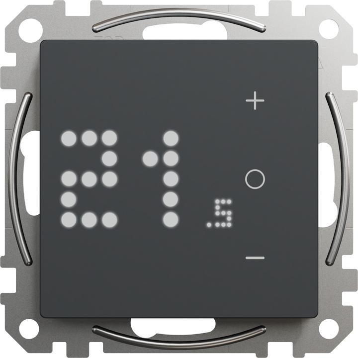 Schneider Electric Wiser Thermostat Anthracite