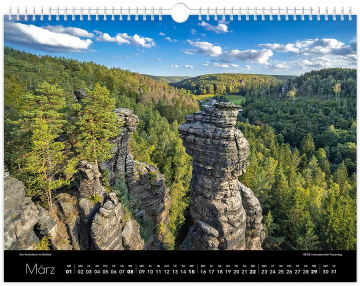 Produktbild Kalender Schsische Schweiz 2026 (40 x 30 cm, Kein Einband, Deutsch)