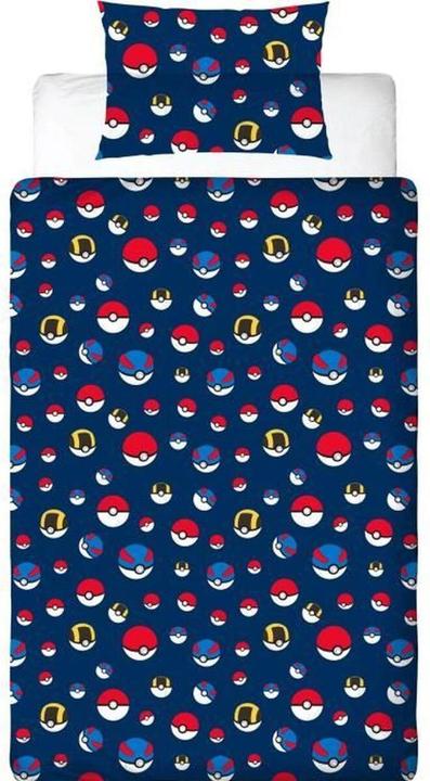 Actual product image Pokémon Bettbezug-Set 25 x 5 x 29 cm Bunt Double size 2 Stücke (140 x 200 cm, 63 x 63 cm)
