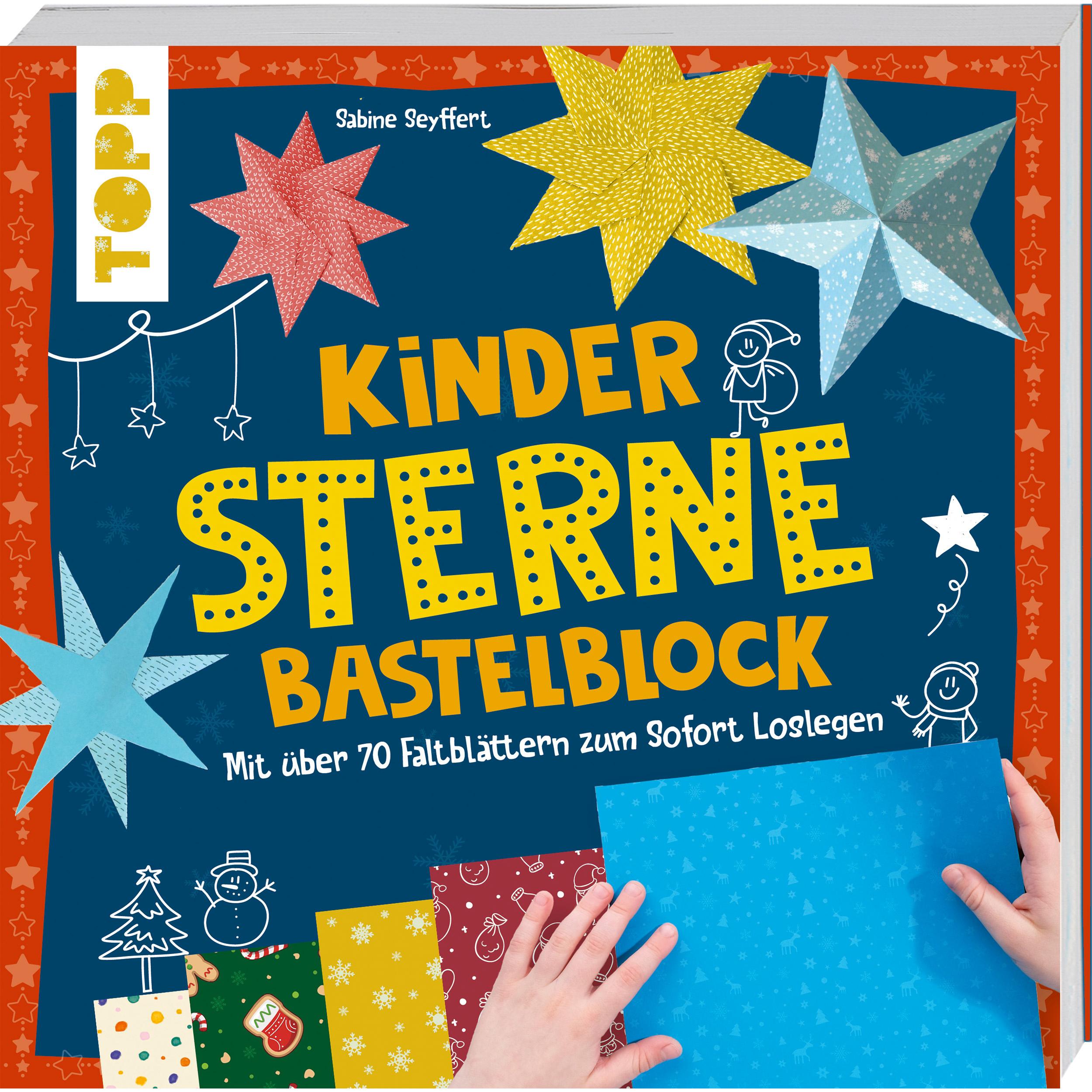 Frech Kinder-Sterne-Bastelblock