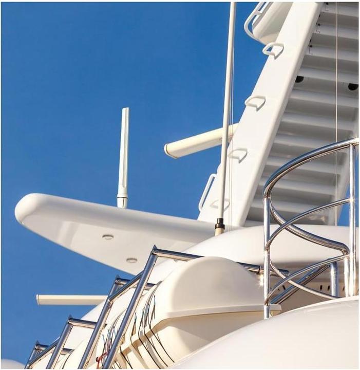 Produktbild Poynting gsm-antenne marine 6.2 dbi rundstrahl omni-402 2m-sma-m zolllte-kompatibel zoll (5G, 4G, GSM)