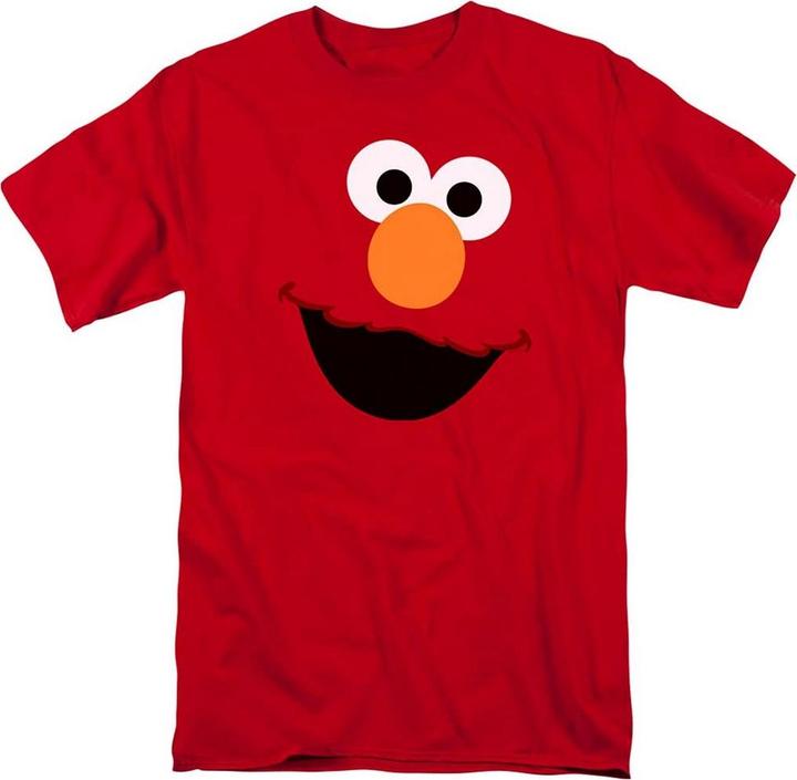 Image du produit - T-shirt motif Elmo motif/style Visage - Adulte (XL)