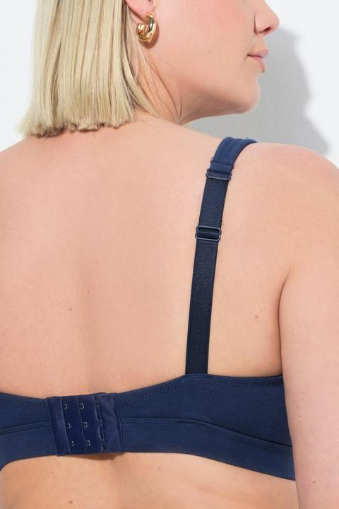 Produktbild Ulla Popken Bralette, Spitzeneinsatz, ohne Bügel, Cup C - E (105 B)
